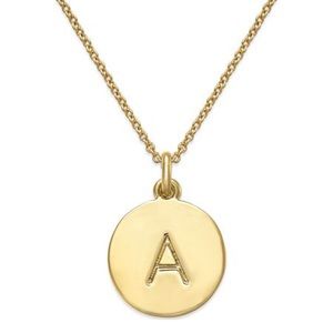 KATE SPADE “A” Initial Pendant Necklace NWOT
